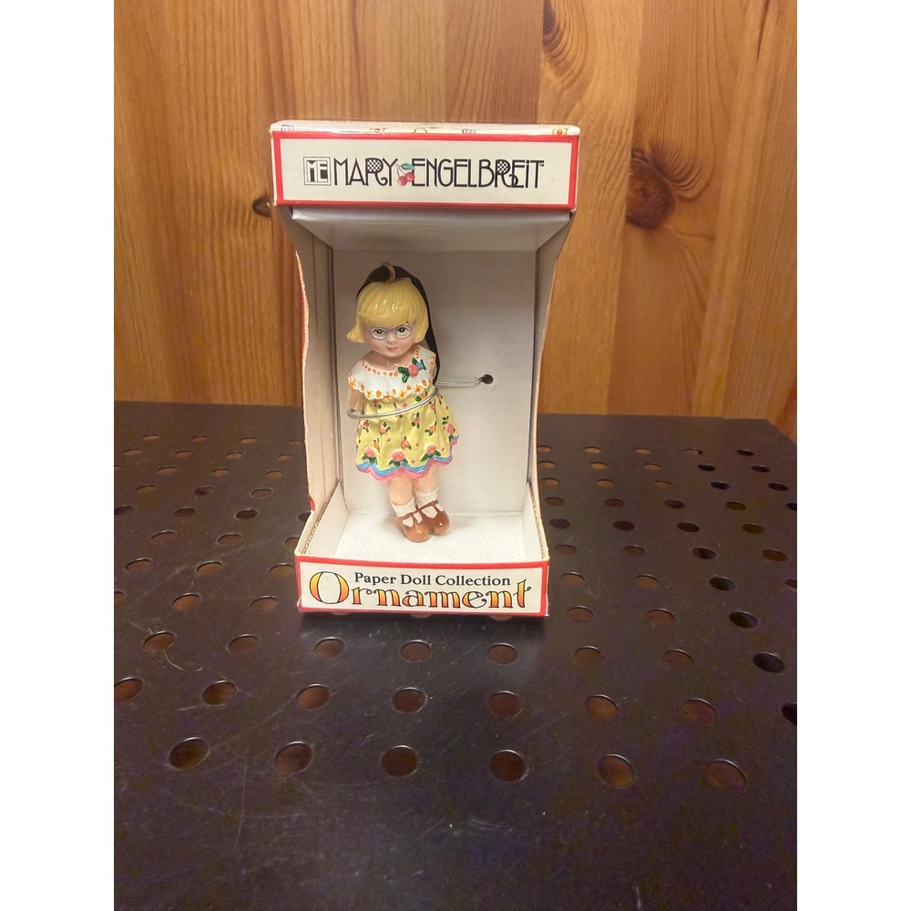 Mary Engelbreit Ann Estelle Paper Doll Collection Ornament 2000 Yellow Dress